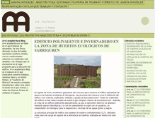 Tablet Screenshot of aaarquitectura.com